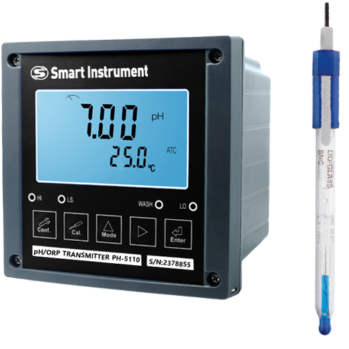 PH-5110-180 설치형 pH측정기 강산,강염기 샘플에 적합