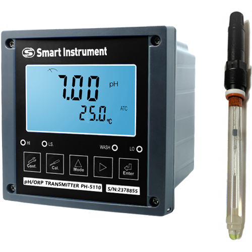 PH-5110RS-1000 강알카리,강상용 pH측정기Double Junction pH센서