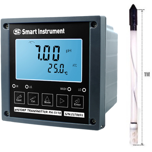 PH-5110RS-GR-1K 오폐수처리장 설치형 pH측정기셋트 보충형 pH Sensor