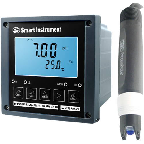 PH-5110-R33H 140℃ 고온전용 탱크 배관 pH측정기 3/4인치 삽입형 센서