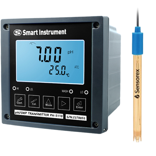 PH5110DRS-S350 불산,불소용 인라인 pH미터 S350CDHF