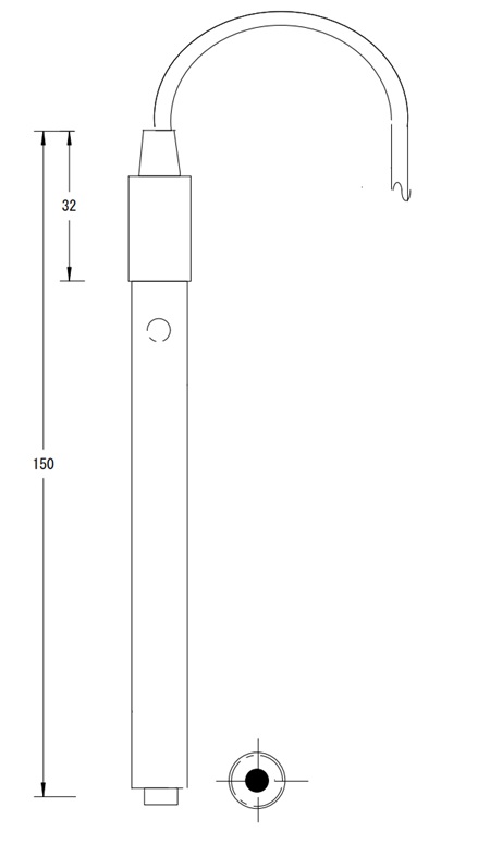 PH5110DRS-AA 불산전용 인라인 pH미터 보충형 Antimony 전극
