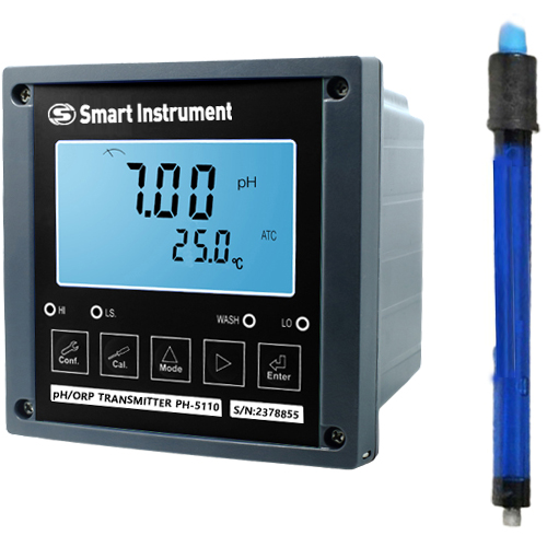 PH5110D-672 HF내불산 인라인 pH미터 불산농도 1%이하 Antimony 전극