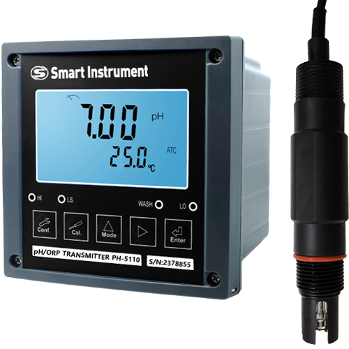 PH5110D-10T 방류수, 공공하수처리,분뇨처리시설 설치형 pH미터