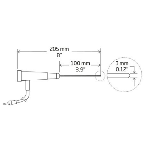 HI 762BL 서미스터 온도 프로브