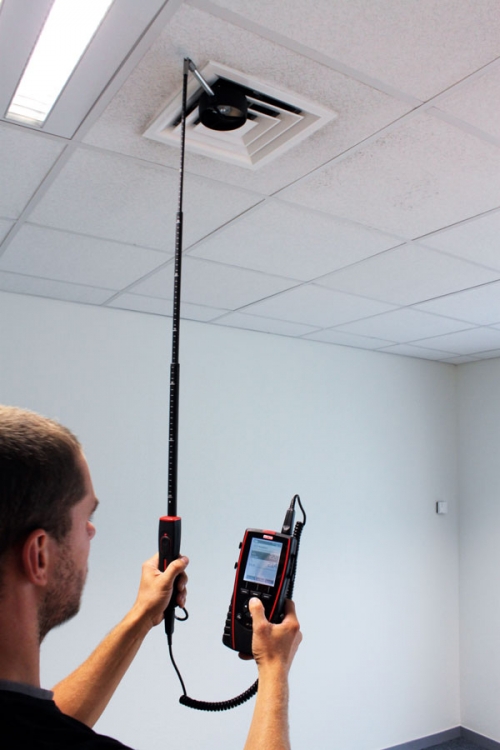 VT210 휴대용 풍속 풍량 온습도계