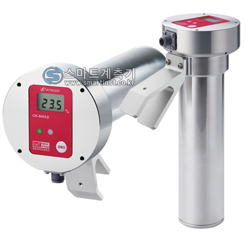 CM-BASEβ(A) 인라인 굴절농도계 Brix 측정기 탱크 가장자리 삽입 측정