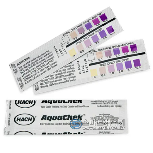27939-44 잔류염소, 총잔류염소 테스트 스트립