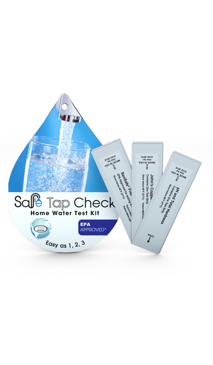 수돗물 수질검사 키트 먹는 물 4가지 항목 간편측정 2회 검사