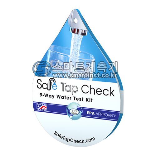 [수돗물,지하수겸용] 셀프 수질검사 키트 먹는물 9가지 항목 간편 측정 자가검사 2회