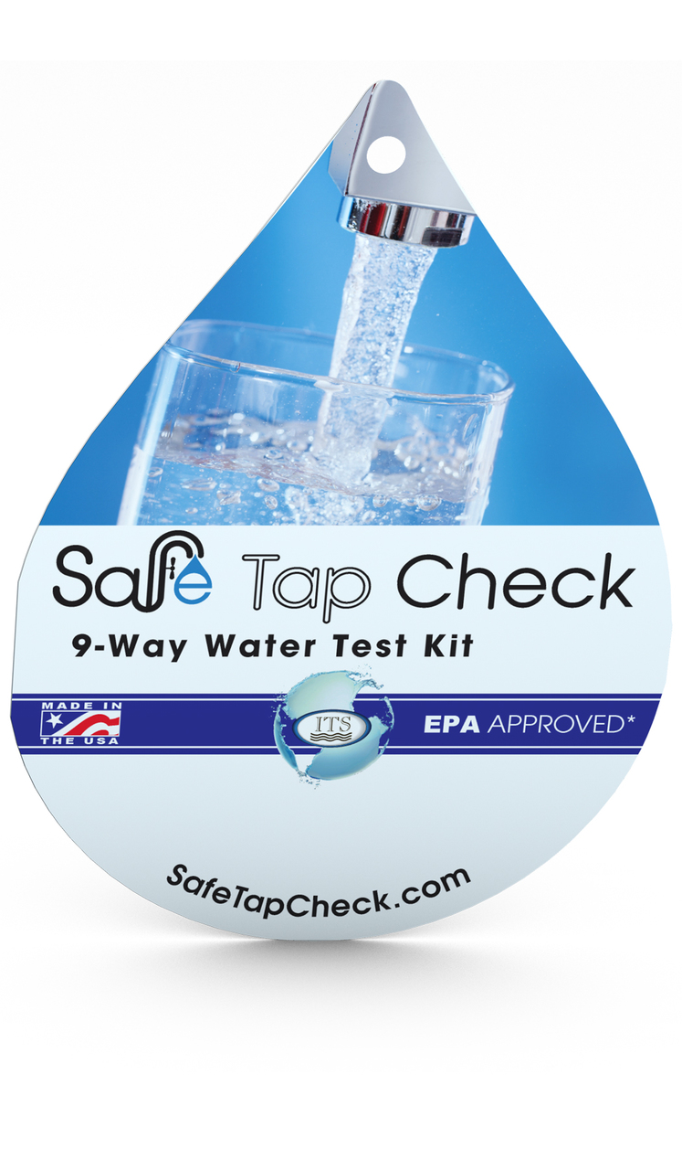 [수돗물,지하수겸용] 셀프 수질검사 키트 먹는물 9가지 항목 간편 측정 자가검사 2회