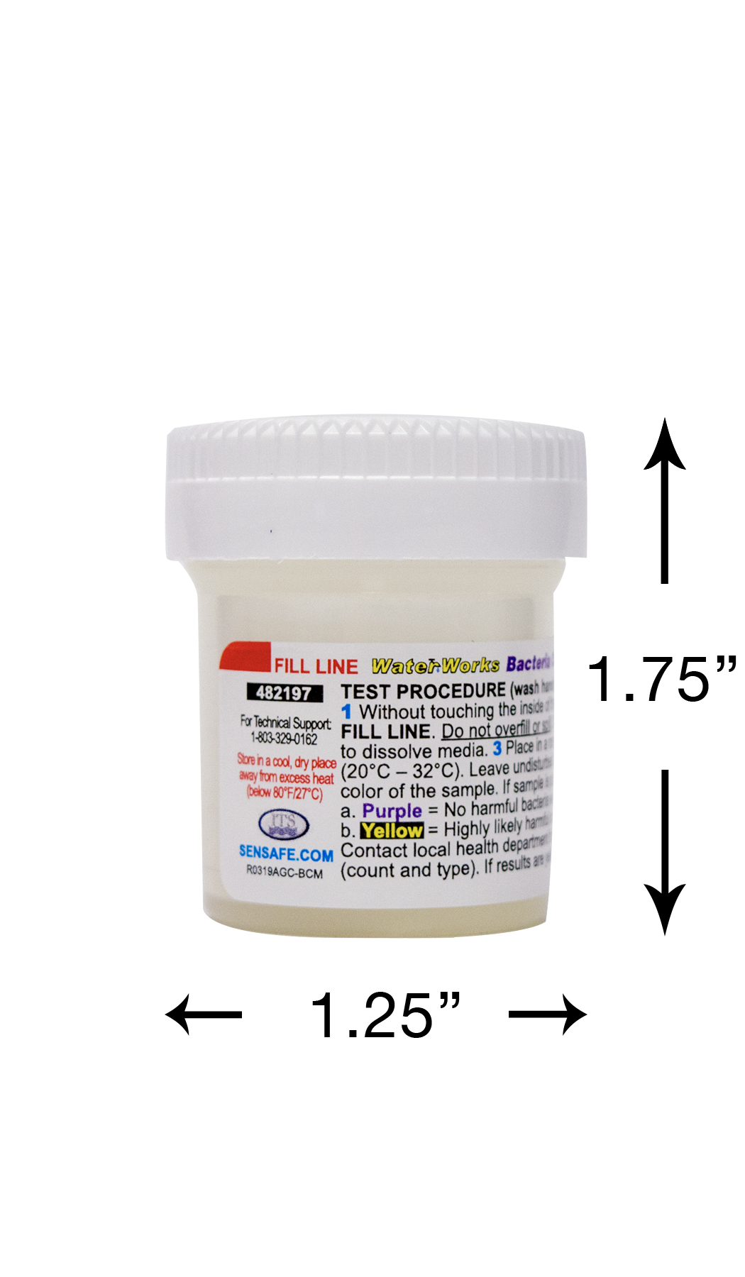 박테리아 자가 측정 키트, 먹는물 셀프 간이 수질검사 1회용 간편 테스트